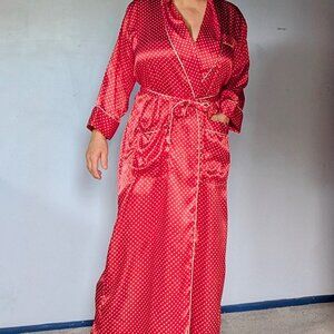 Cacique Lingerie - Red Polka Dot Robe L/XL